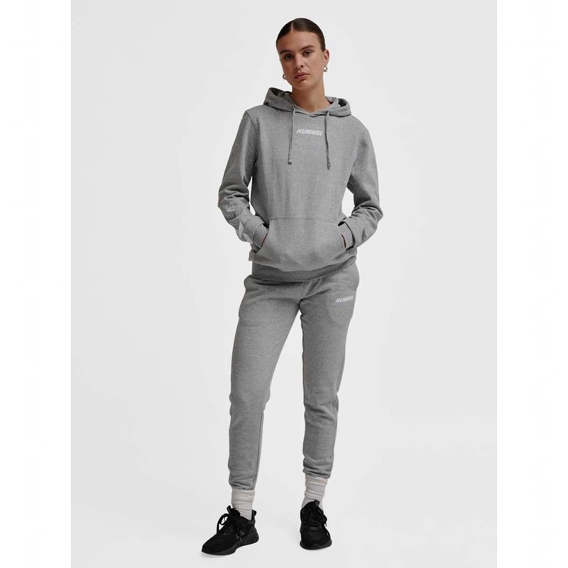 Sweat a Capuche Hummel Elemental Homme Grise | 353650-319