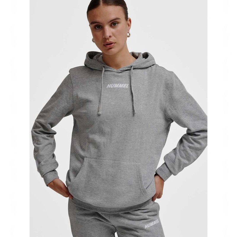 Sweat a Capuche Hummel Elemental Homme Grise | 353650-319