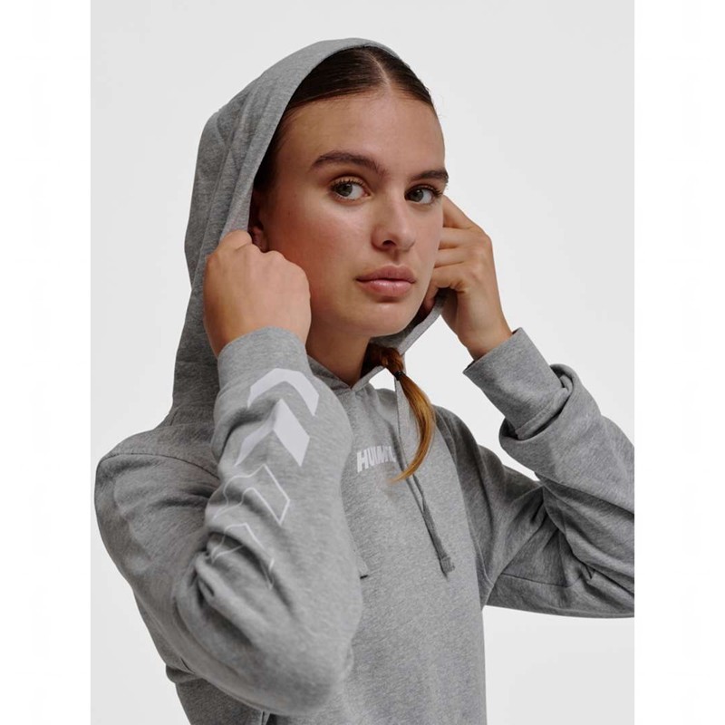 Sweat a Capuche Hummel Elemental Homme Grise | 353650-319