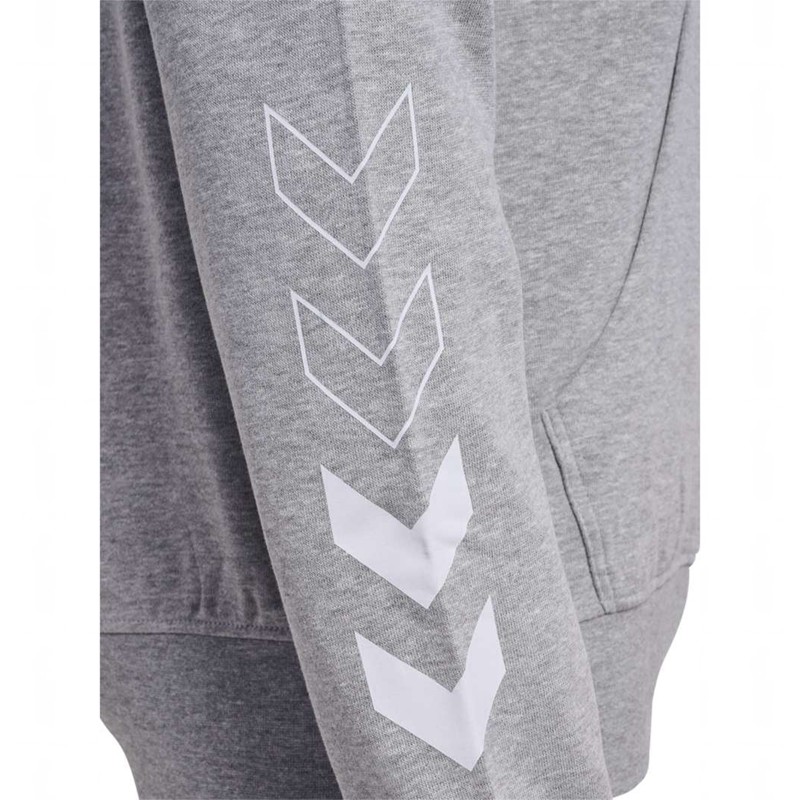 Sweat a Capuche Hummel Elemental Homme Grise | 353650-319