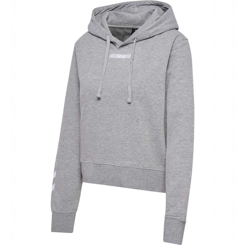 Sweat a Capuche Hummel Elemental Short Femme Grise | 235203-983
