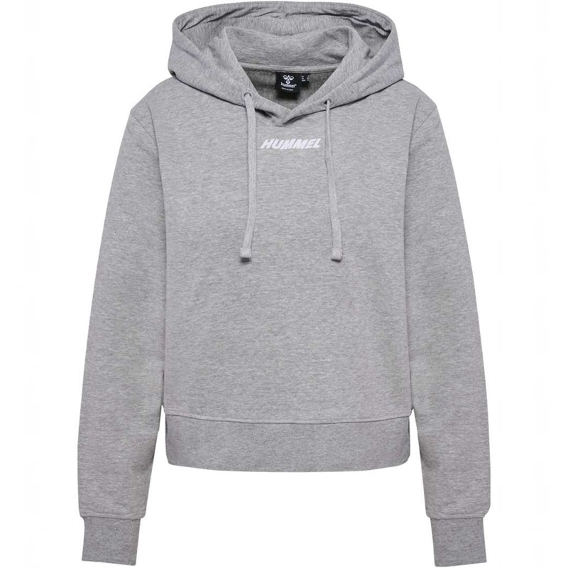 Sweat a Capuche Hummel Elemental Short Femme Grise | 235203-983