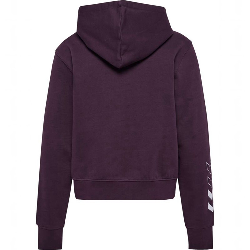 Sweat a Capuche Hummel Elemental Short Femme Violette | 620368-651