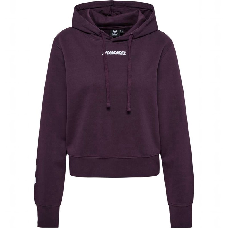 Sweat a Capuche Hummel Elemental Short Femme Violette | 620368-651