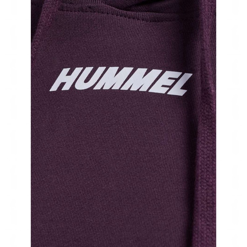 Sweat a Capuche Hummel Elemental Short Femme Violette | 620368-651
