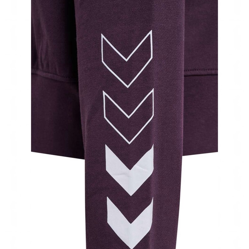 Sweat a Capuche Hummel Elemental Short Femme Violette | 620368-651
