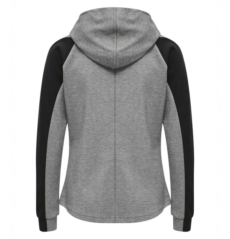 Sweat a Capuche Hummel Essi Zip Femme Grise | 479967-013