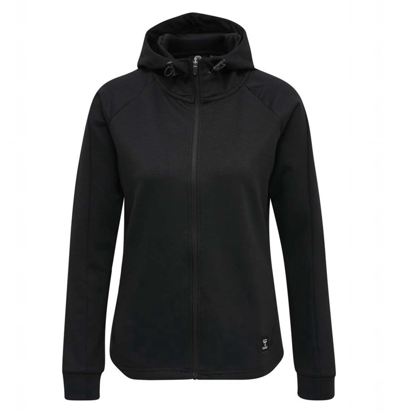Sweat a Capuche Hummel Essi Zip Femme Noir | 448512-114