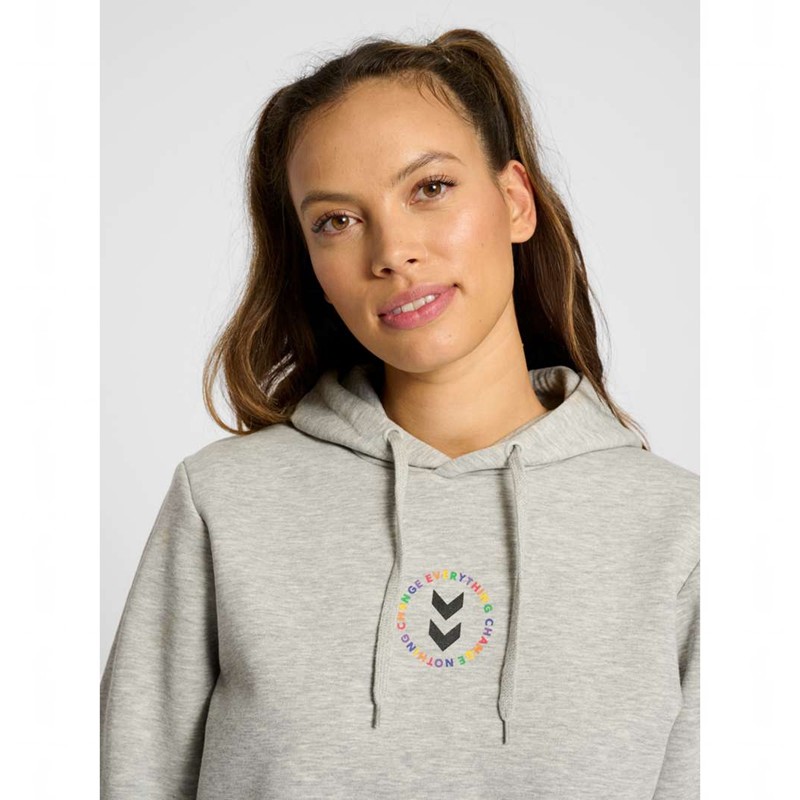 Sweat a Capuche Hummel Everything Nothing Homme Grise | 483877-367