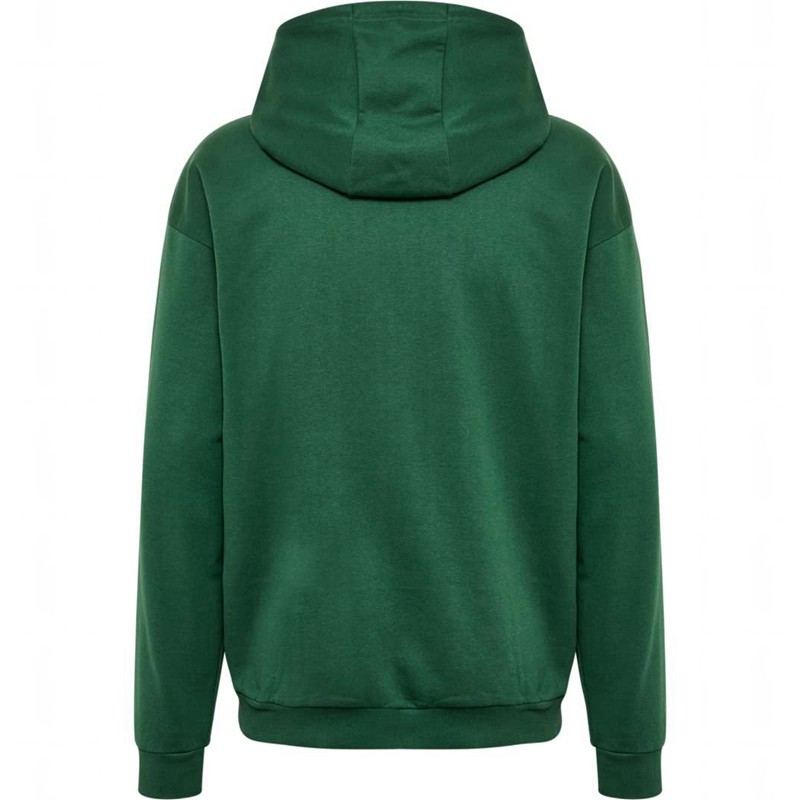 Sweat a Capuche Hummel Felix Loose Homme Vert | 528454-347