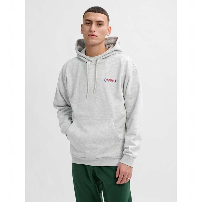 Sweat a Capuche Hummel Felix Loose Homme Grise | 515991-818
