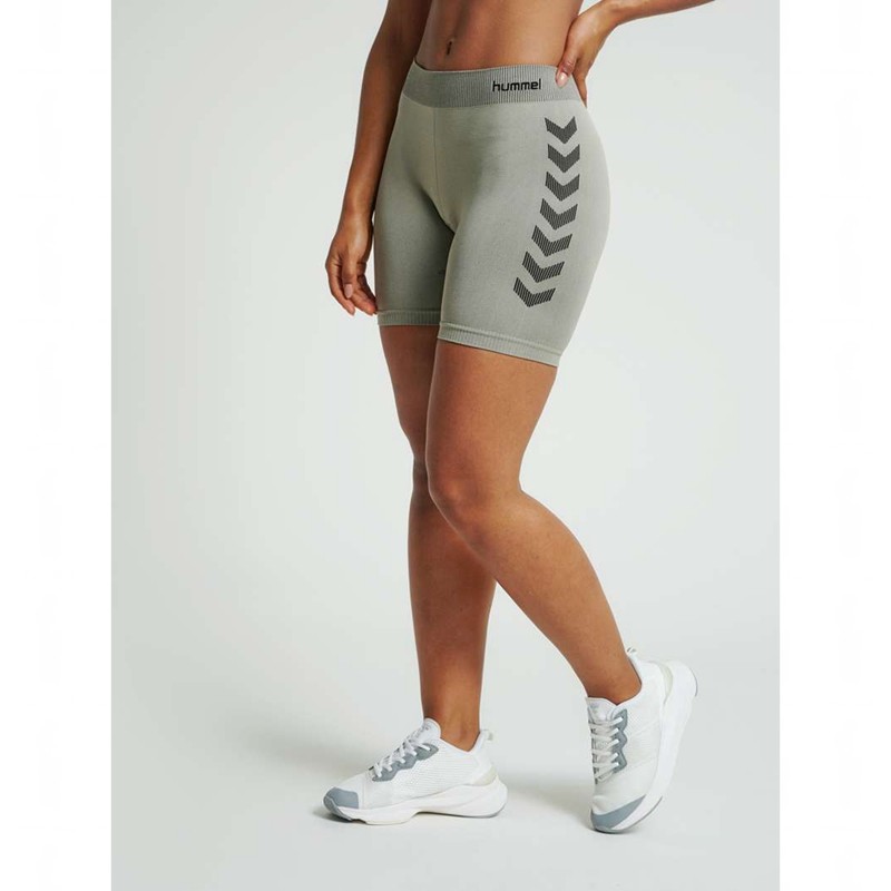 Sweat a Capuche Hummel First Seamless Tr Sht Tigh W Femme Grise | 514451-865