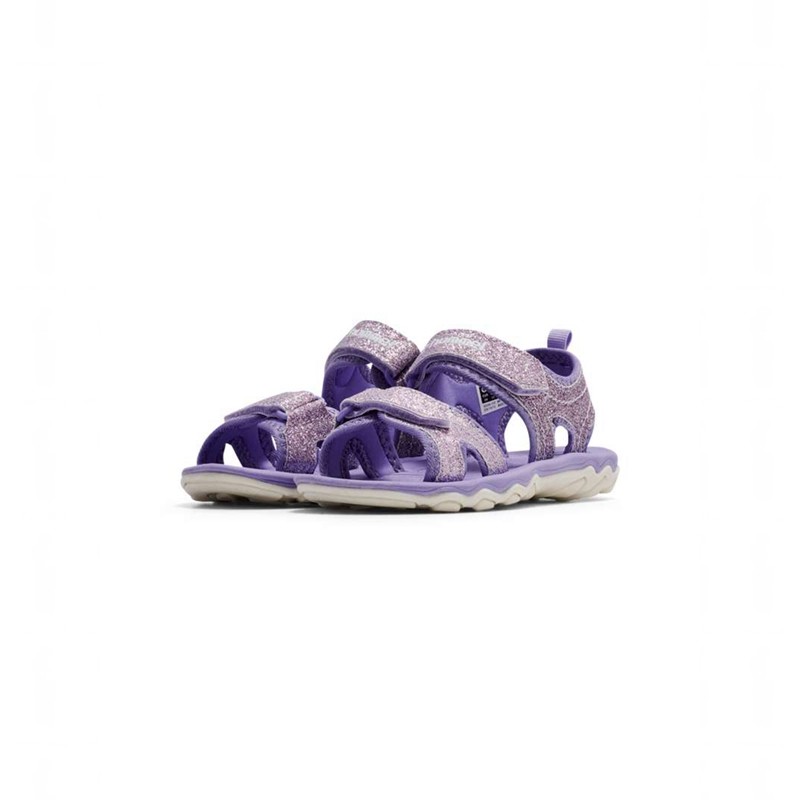 Sweat a Capuche Hummel Glitter Jr Enfant Violette | 325187-655