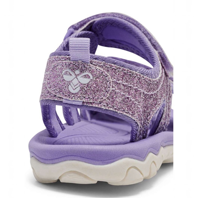 Sweat a Capuche Hummel Glitter Jr Enfant Violette | 325187-655