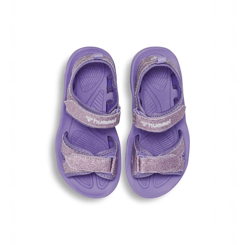 Sweat a Capuche Hummel Glitter Jr Enfant Violette | 325187-655