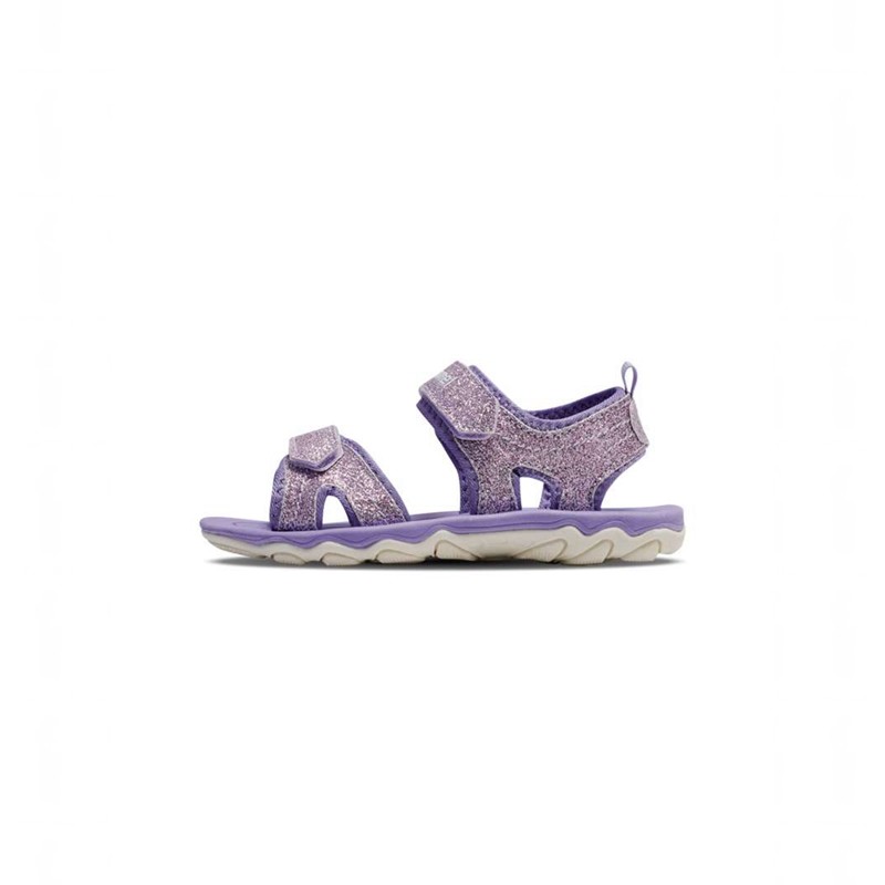 Sweat a Capuche Hummel Glitter Jr Enfant Violette | 325187-655