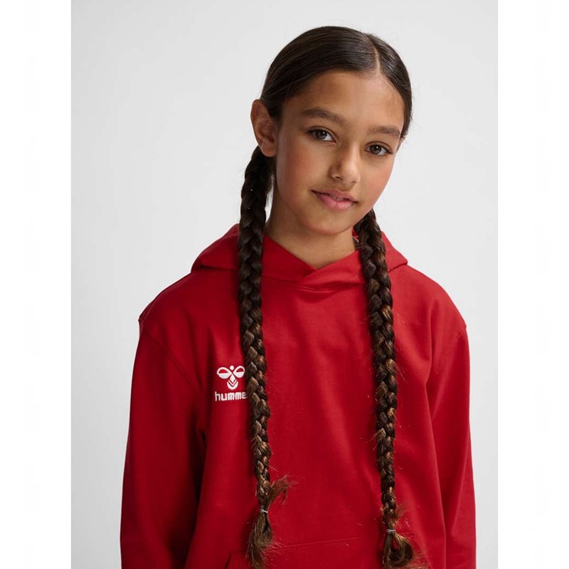 Sweat a Capuche Hummel Go 2.0 Enfant Rouge | 262196-925