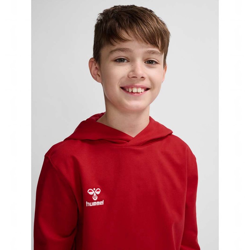 Sweat a Capuche Hummel Go 2.0 Enfant Rouge | 262196-925