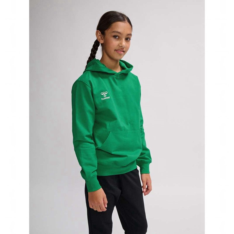 Sweat a Capuche Hummel Go 2.0 Enfant Vert | 778210-602