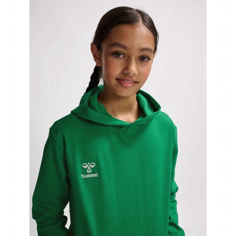 Sweat a Capuche Hummel Go 2.0 Enfant Vert | 778210-602