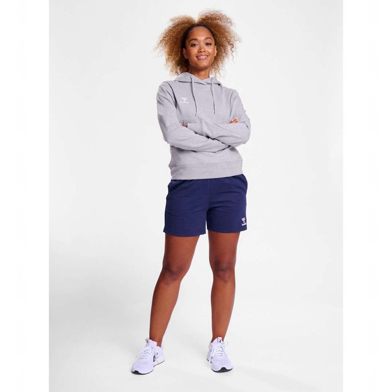 Sweat a Capuche Hummel Go 2.0 Femme Grise | 656023-528