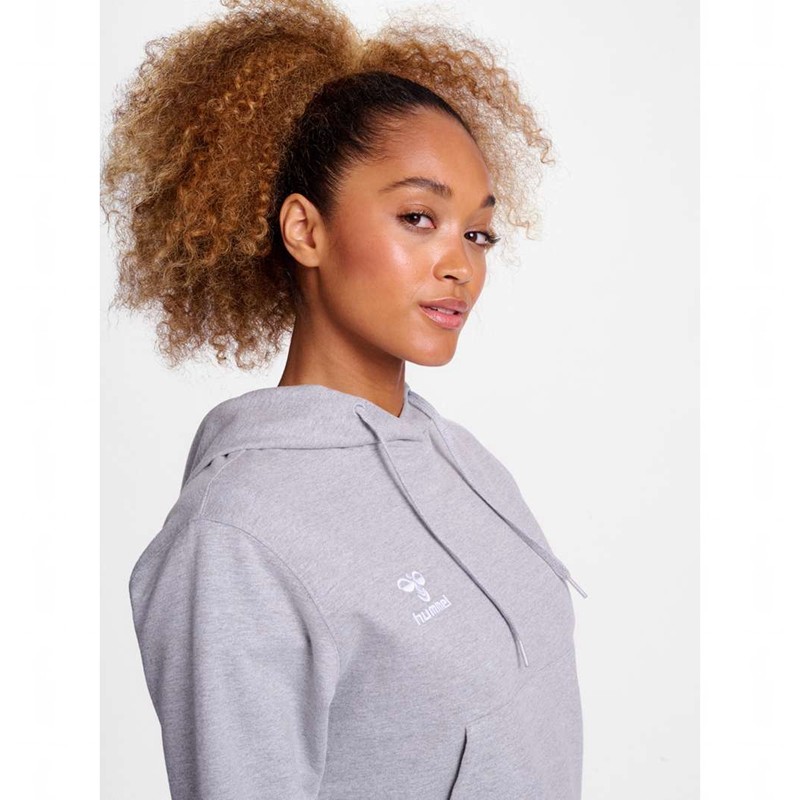 Sweat a Capuche Hummel Go 2.0 Femme Grise | 656023-528