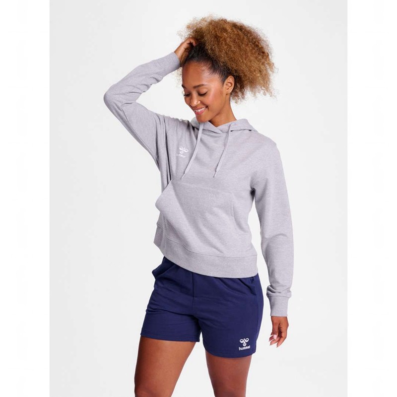Sweat a Capuche Hummel Go 2.0 Femme Grise | 656023-528
