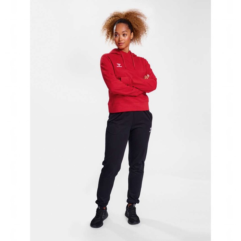 Sweat a Capuche Hummel Go 2.0 Femme Rouge | 665878-435
