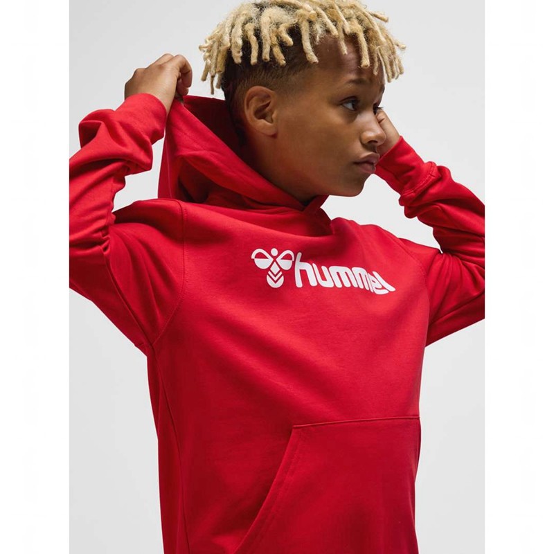 Sweat a Capuche Hummel Go 2.0 Logo Enfant Rouge | 858408-338