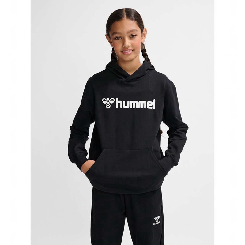Sweat a Capuche Hummel Go 2.0 Logo Enfant Noir | 163943-504