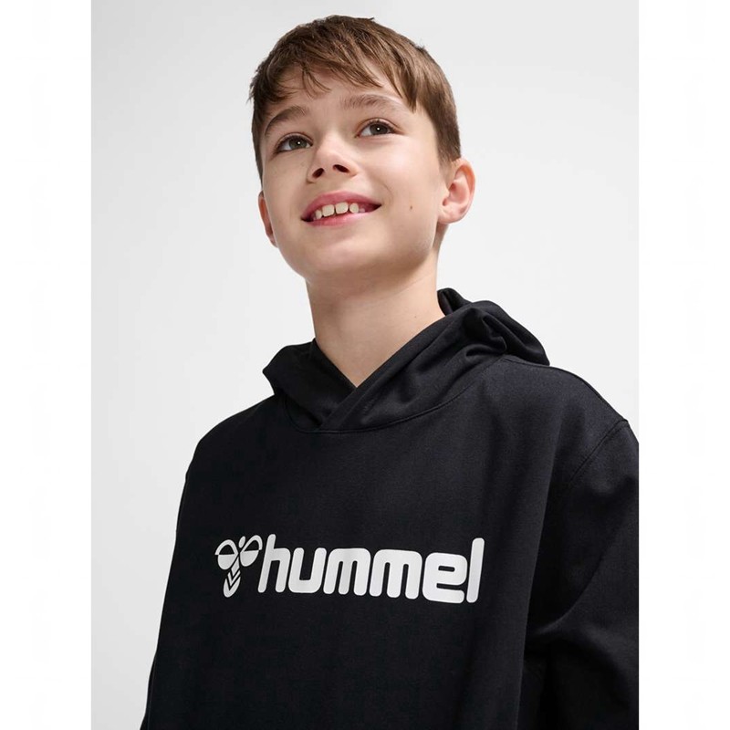 Sweat a Capuche Hummel Go 2.0 Logo Enfant Noir | 163943-504