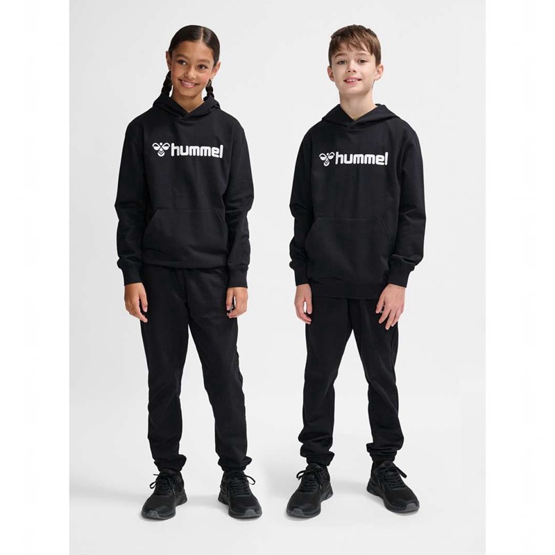 Sweat a Capuche Hummel Go 2.0 Logo Enfant Noir | 163943-504