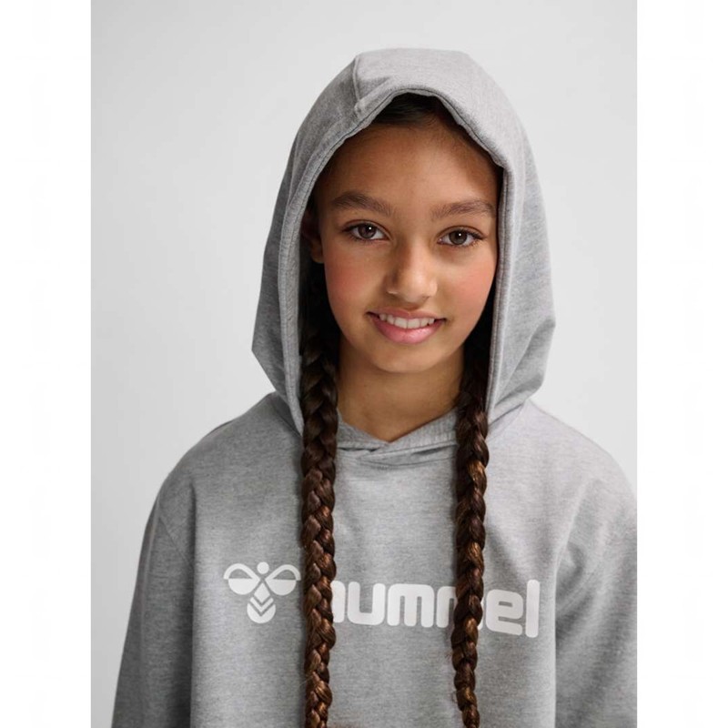 Sweat a Capuche Hummel Go 2.0 Logo Enfant Grise | 450375-960