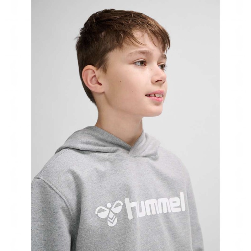 Sweat a Capuche Hummel Go 2.0 Logo Enfant Grise | 450375-960