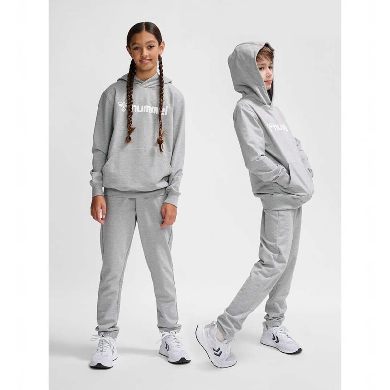 Sweat a Capuche Hummel Go 2.0 Logo Enfant Grise | 450375-960