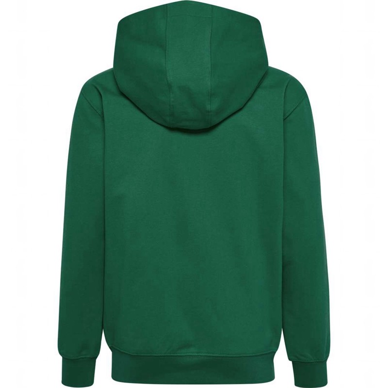 Sweat a Capuche Hummel Go 2.0 Zip Enfant Vert | 084350-293