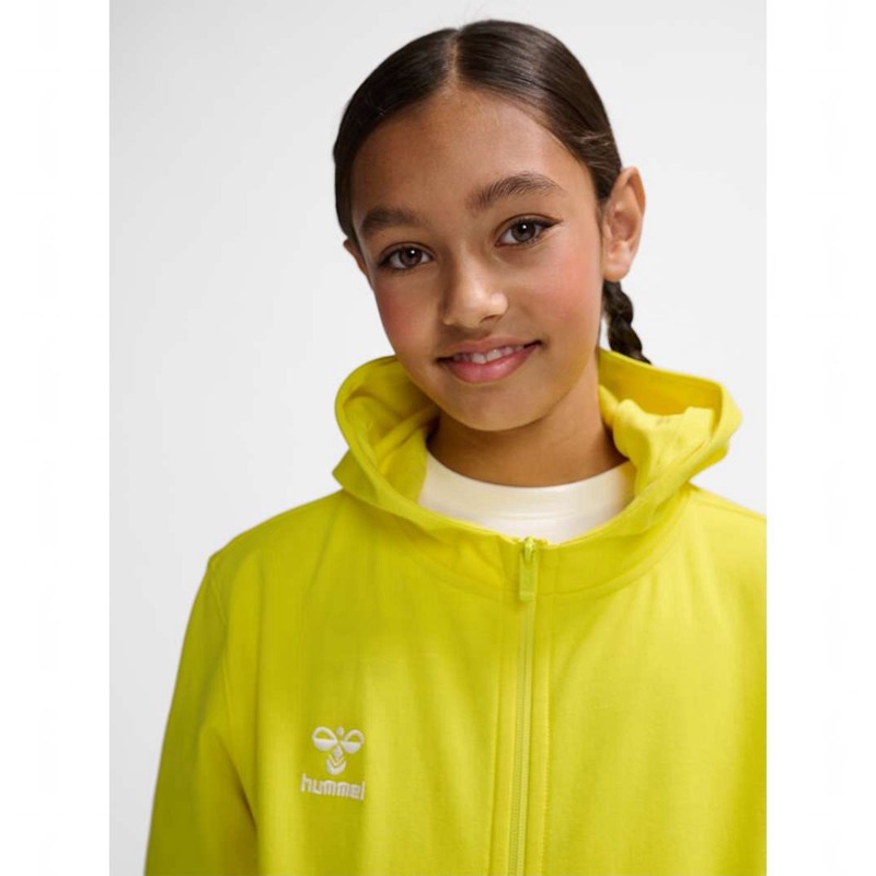 Sweat a Capuche Hummel Go 2.0 Zip Enfant Jaune | 452840-141