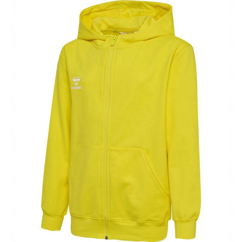 Sweat a Capuche Hummel Go 2.0 Zip Enfant Jaune | 452840-141