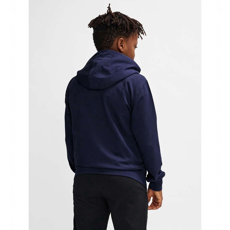 Sweat a Capuche Hummel Go 2.0 Zip Enfant Bleu Marine | 810251-516
