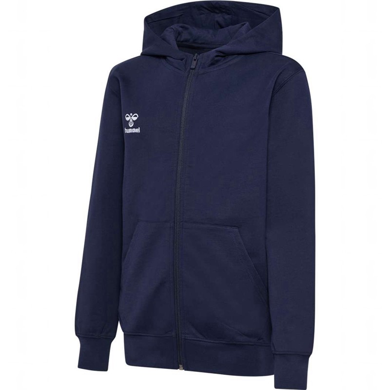 Sweat a Capuche Hummel Go 2.0 Zip Enfant Bleu Marine | 810251-516