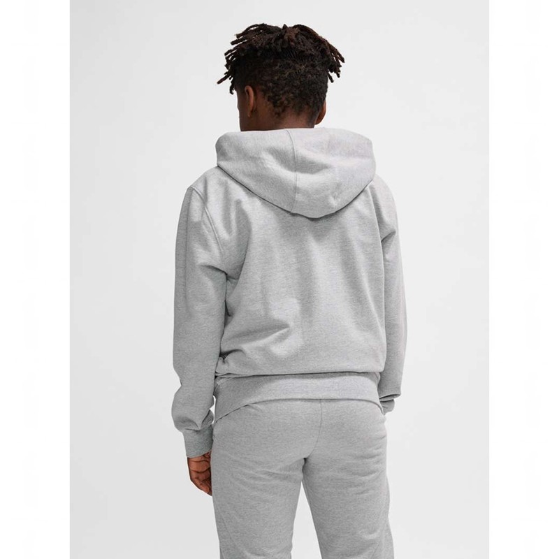 Sweat a Capuche Hummel Go 2.0 Zip Enfant Grise | 564498-056
