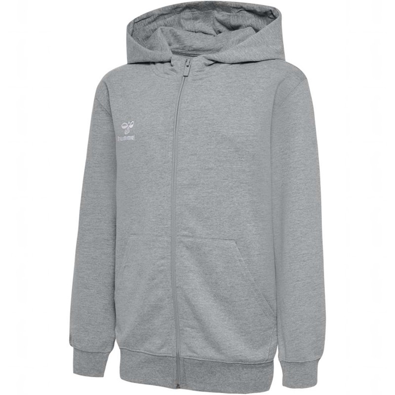 Sweat a Capuche Hummel Go 2.0 Zip Enfant Grise | 564498-056