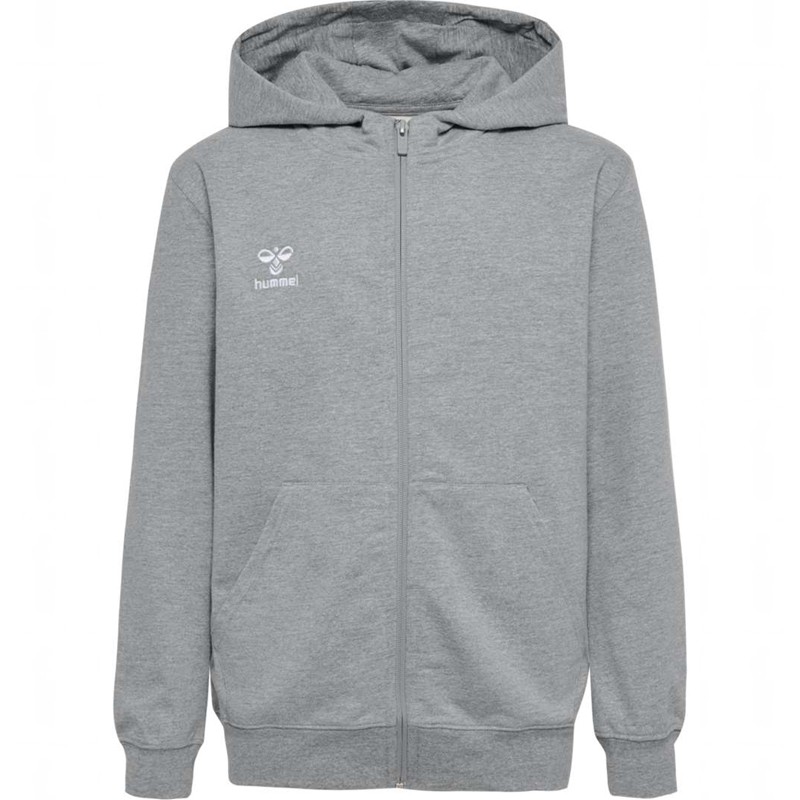 Sweat a Capuche Hummel Go 2.0 Zip Enfant Grise | 564498-056