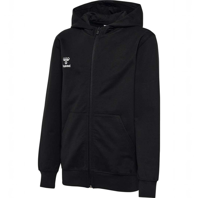 Sweat a Capuche Hummel Go 2.0 Zip Enfant Noir | 793624-285