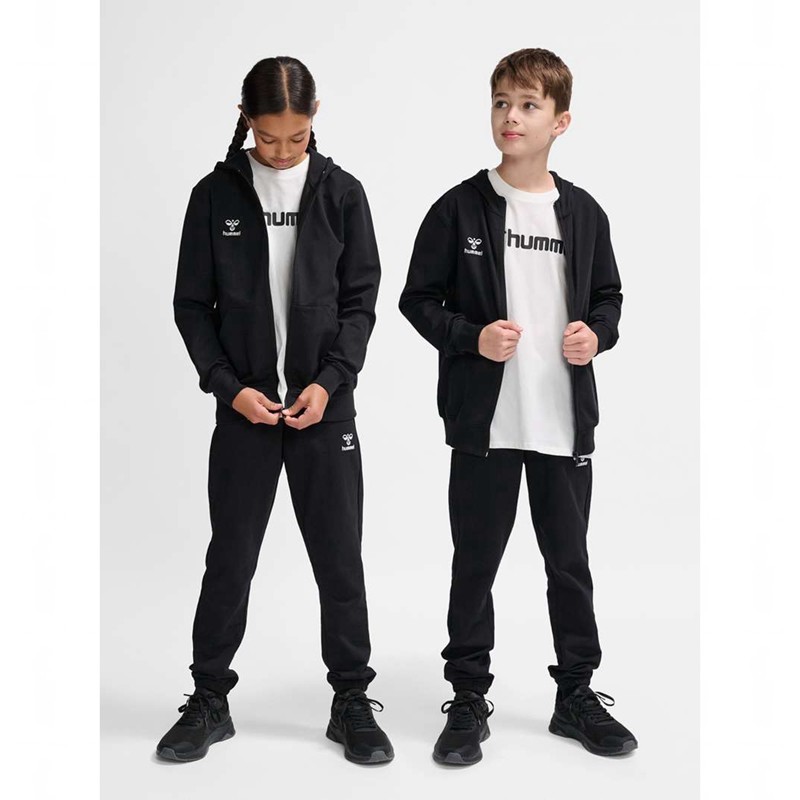 Sweat a Capuche Hummel Go 2.0 Zip Enfant Noir | 793624-285