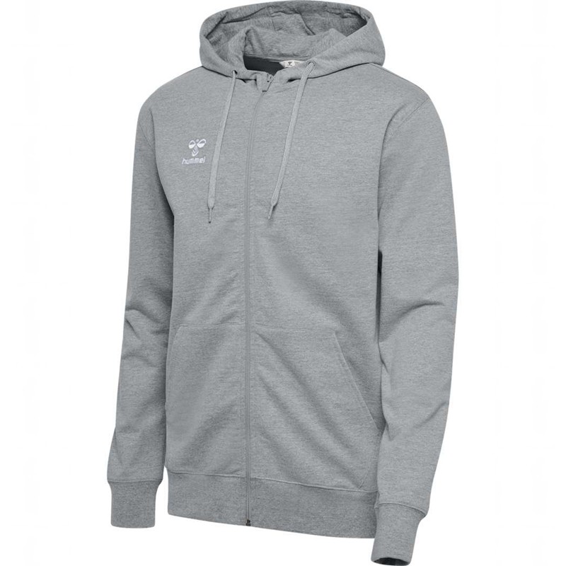 Sweat a Capuche Hummel Go 2.0 Zip Homme Grise | 209486-743