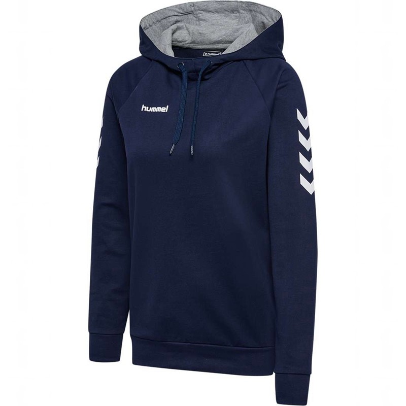 Sweat a Capuche Hummel Go Cotton Femme Bleu Marine | 721247-589