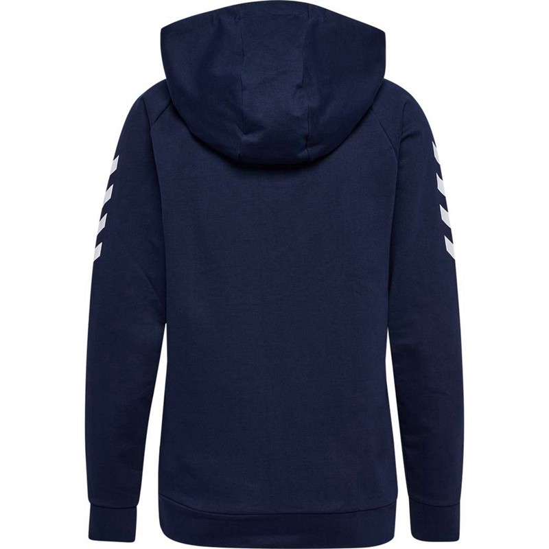 Sweat a Capuche Hummel Go Cotton Femme Bleu Marine | 721247-589