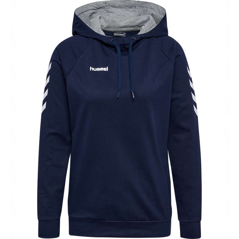 Sweat a Capuche Hummel Go Cotton Femme Bleu Marine | 721247-589