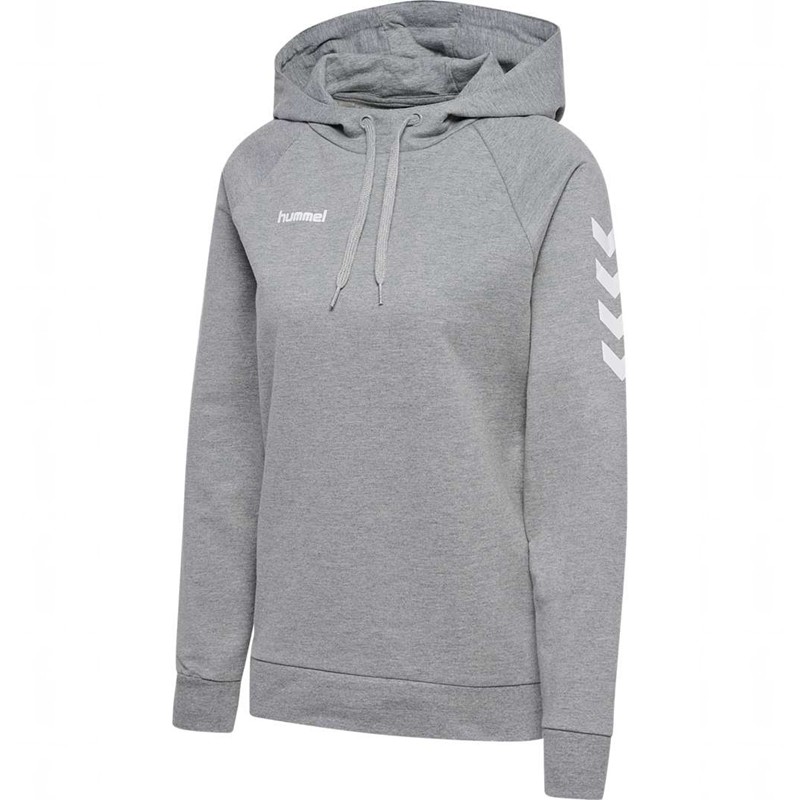 Sweat a Capuche Hummel Go Cotton Femme Grise | 060771-083